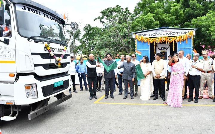 First EV fast charger inside JNPT