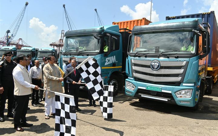 India’s first swappable EV truck fleet