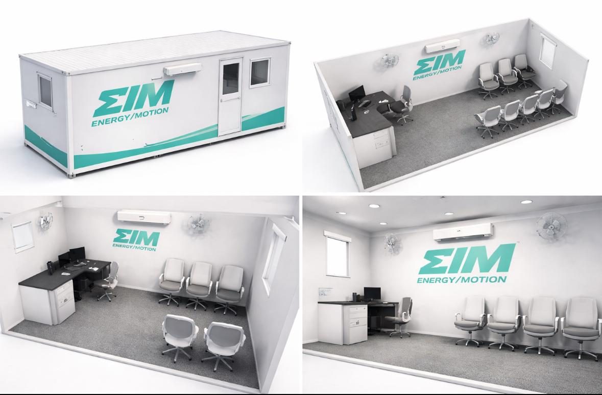 EIM PORTA cabin workshop container at the terminal